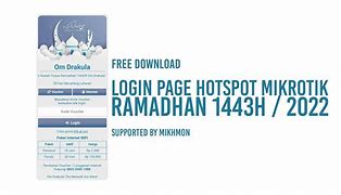 Berbagi Template Login Page Hotspot Mikrotik Ramadhan 2022 Model